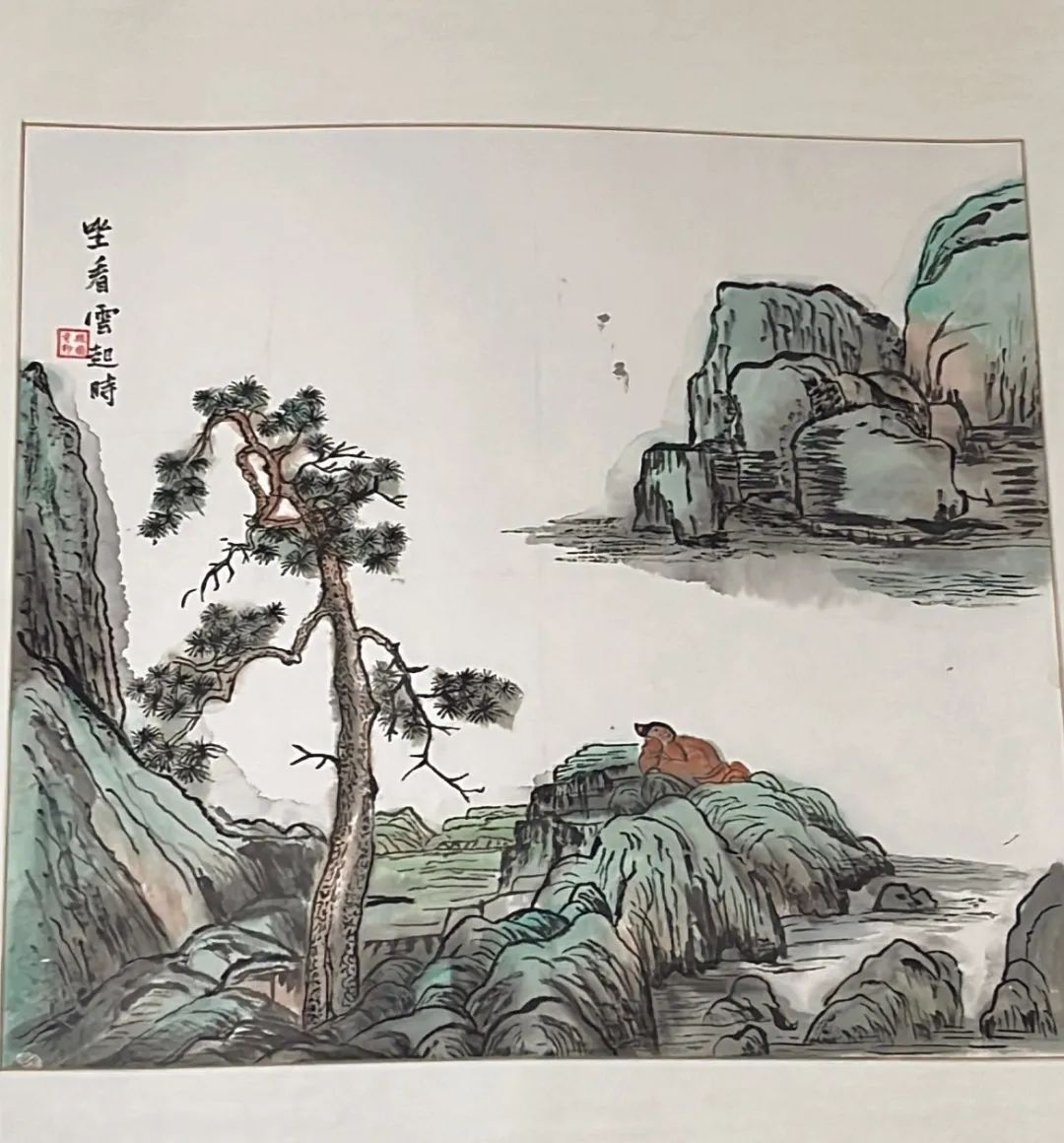 国画组 优秀奖  025 魏国芬《坐看云起时》.jpg