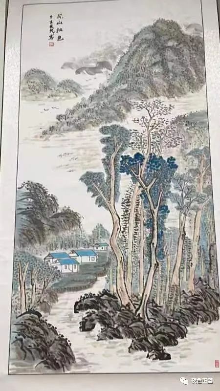 国画组 三等奖  010 介爱民《凤山秋色》.jpg